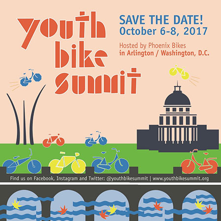 Graphic: Youth Bike Summit October 6-8, 2017