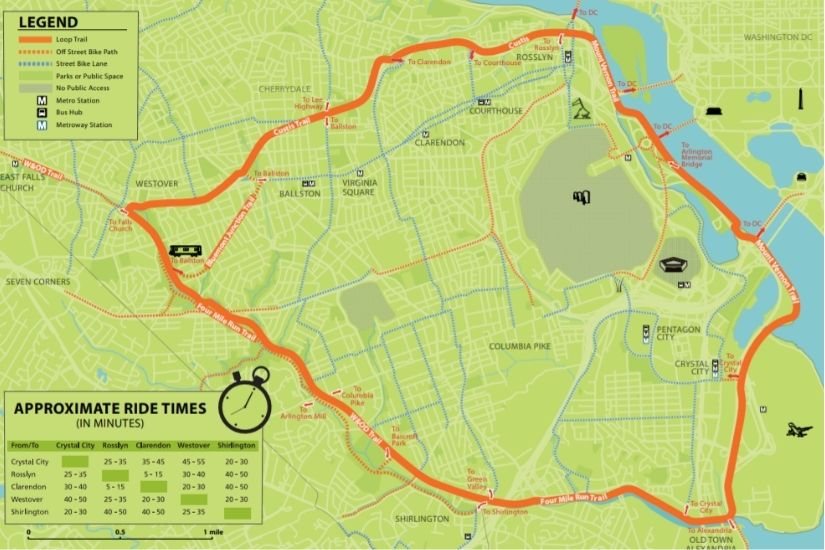 Arlington Loop Map